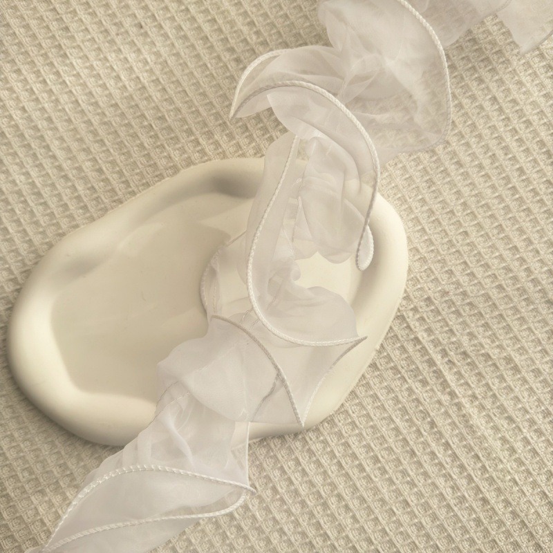 531禮物網💖泡芙圍邊紗 小香風花束包裝材料 母親節鮮花包裝材料 DIY永生花束圍邊帶 情人節花束裝飾緞帶-規格圖6