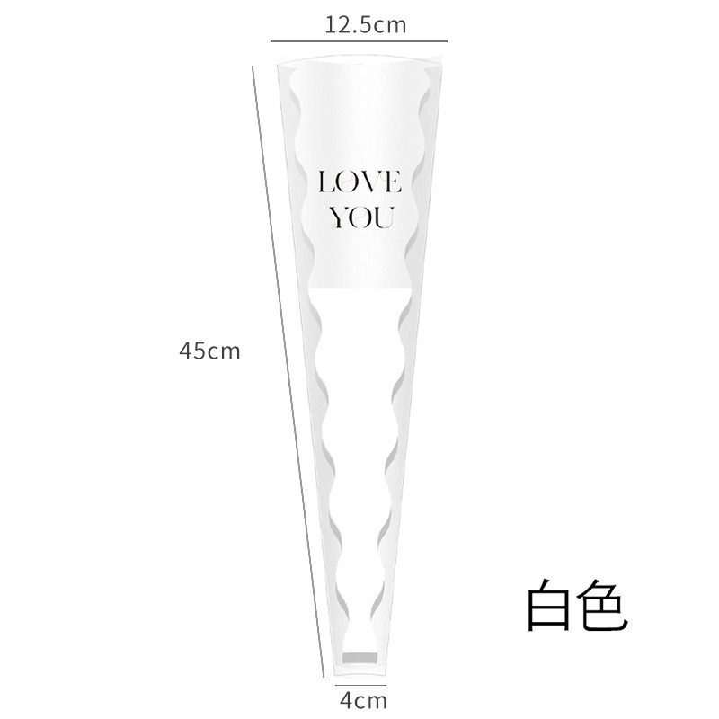 531禮物網💖【整包】魚美人單支袋 包裝紙 花材 花束包裝紙 鮮花包裝單支袋 透明袋 單支袋 花束包裝-規格圖6