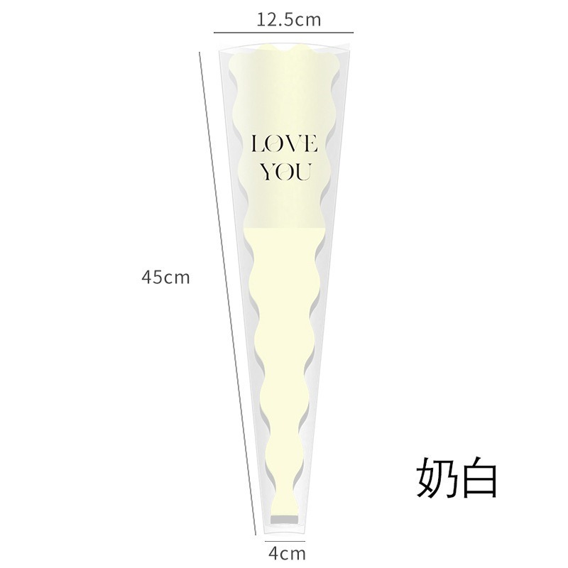 531禮物網💖【整包】魚美人單支袋 包裝紙 花材 花束包裝紙 鮮花包裝單支袋 透明袋 單支袋 花束包裝-規格圖6