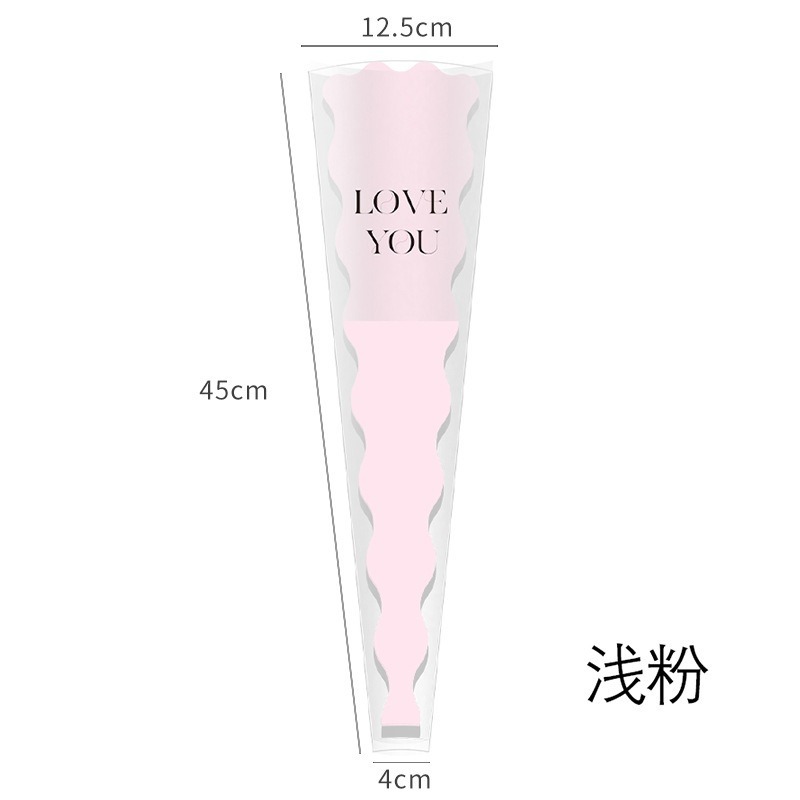 531禮物網💖【整包】魚美人單支袋 包裝紙 花材 花束包裝紙 鮮花包裝單支袋 透明袋 單支袋 花束包裝-規格圖6