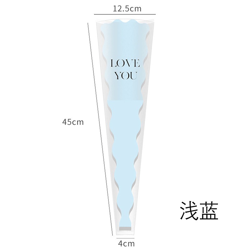 531禮物網💖【整包】魚美人單支袋 包裝紙 花材 花束包裝紙 鮮花包裝單支袋 透明袋 單支袋 花束包裝-規格圖6