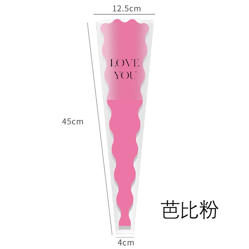 531禮物網💖【整包】魚美人單支袋 包裝紙 花材 花束包裝紙 鮮花包裝單支袋 透明袋 單支袋 花束包裝-規格圖6