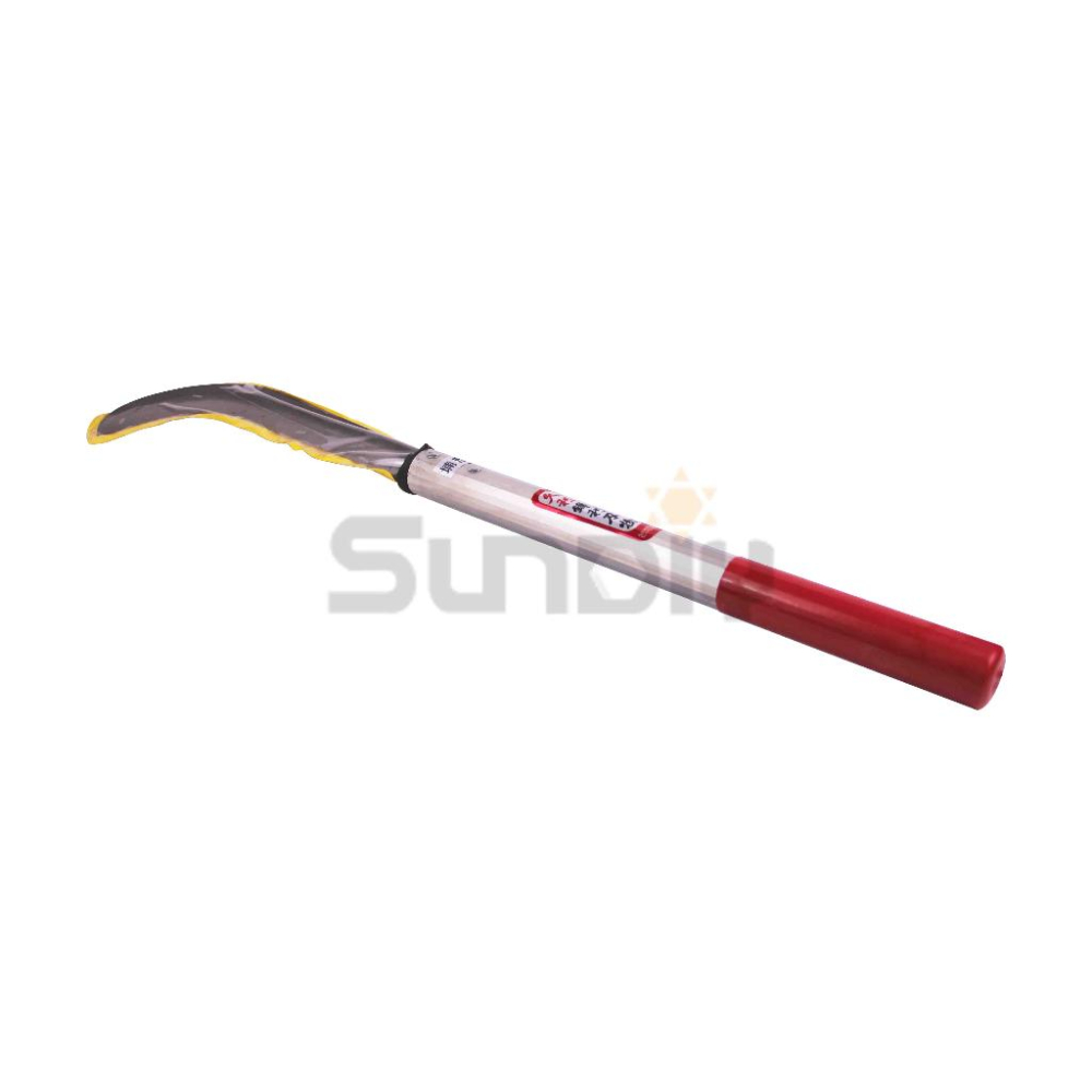 (燦光五金)鋁丸柄埔里鐮/埔里鐮刀/鐮刀/草鎌/割稻刀/除草刀/割草刀/鎌刀/草刀 久利 (尺2柄)柄35cm-細節圖3