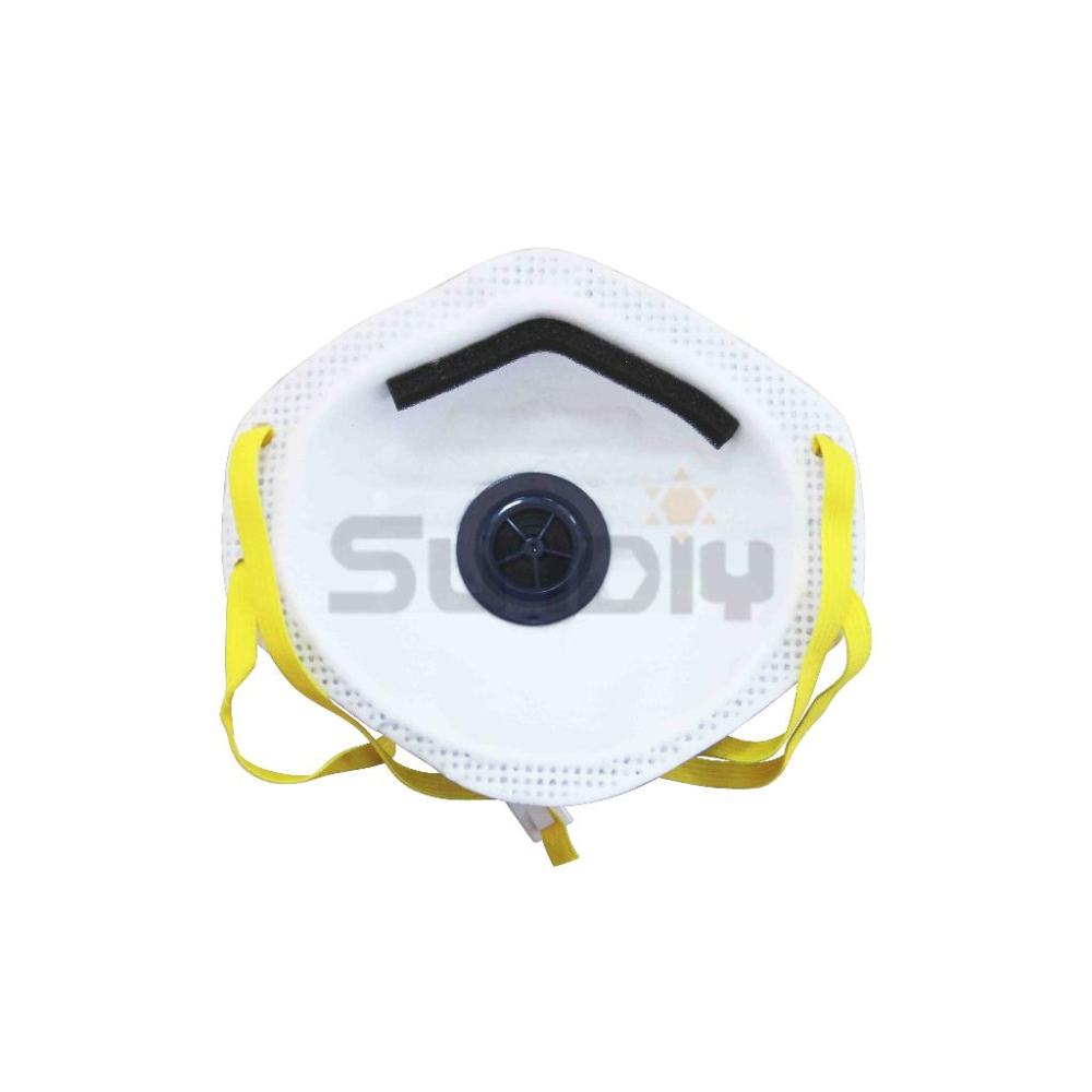 (燦光五金)活性碳口罩/碗型活性碳口罩/碗型N95口罩/黑色面罩.OPO歐堡牌 杯型+排氣 SD6650A 盒裝-細節圖3