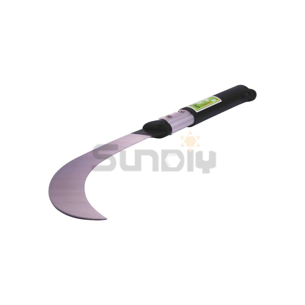 (農用刀)鷹嘴 短鋁柄埔里鐮/埔里鐮刀/鐮刀/草鎌/割稻刀(長柄)(短柄)-細節圖2