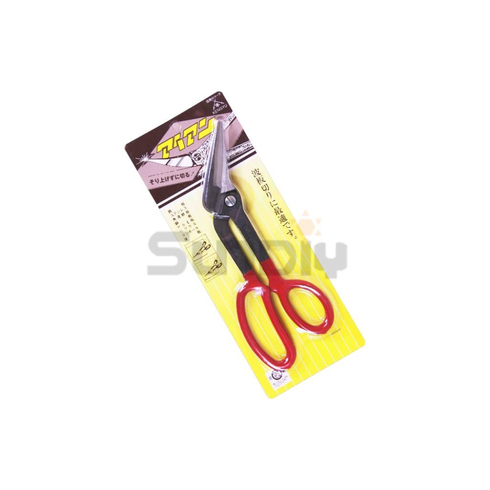 (手工具-剪)劍牛 斜口鐵皮剪/輕鋼架/航空剪/浪板剪/鐵板剪-(剪刀型903/無彈簧)(直柄型910/附彈簧)-細節圖2