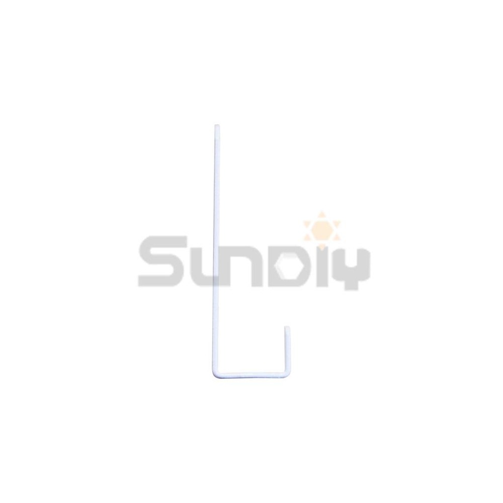 (燦光五金)L型壁掛鉤/壁掛鉤/掛勾/L型掛鉤/吊勾/單鉤/壁衣鉤/多用途吊掛鉤/單鉤(H45)大/16*98mm/白色-細節圖4