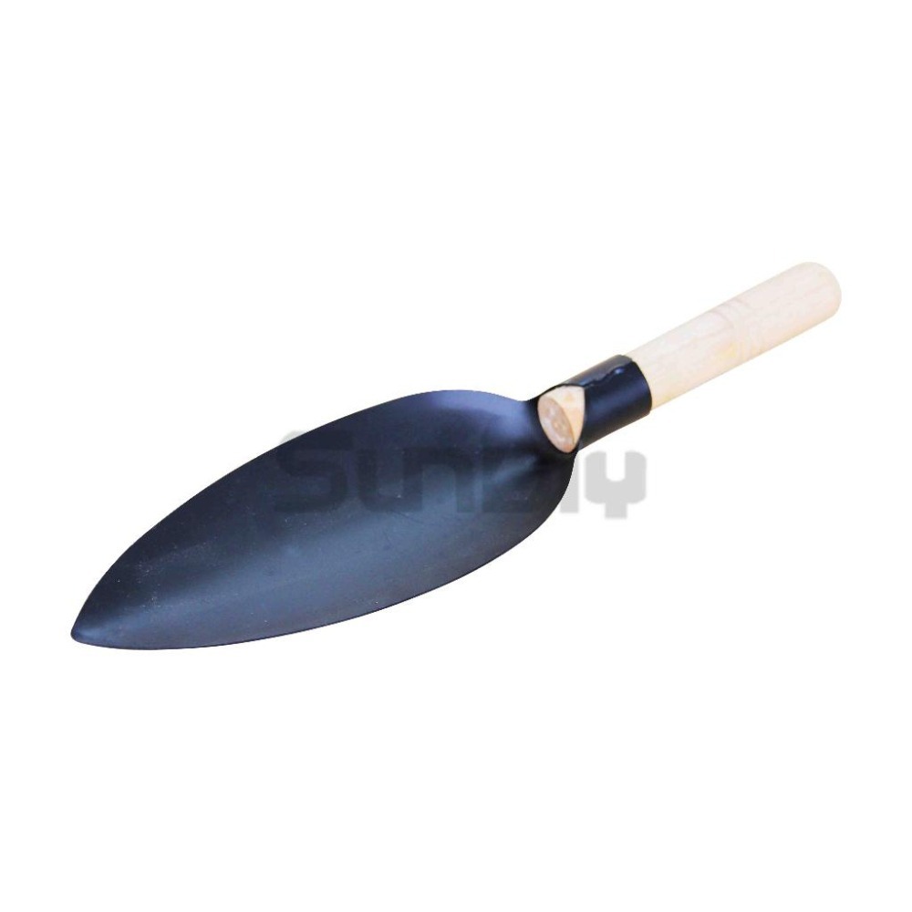 (花鏟)蘆筍也/蘆筍鏟/蘆筍挖/移植鏝/花鏟/園藝/多肉植物/尖鏟/丸尖/黑鋼.木柄-細節圖2