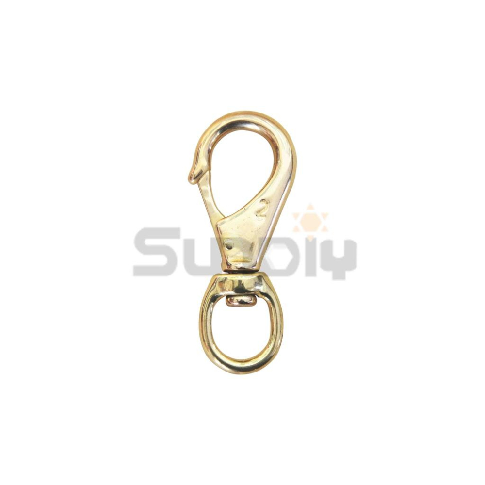 (燦光五金)銅犬頭/銅狗鍊頭/銅頭/銅狗頭/鎖頭/鑰匙圈/銅狗鍊頭/扣環/項圈/扣頭  1#/2#/3# 按式-細節圖3