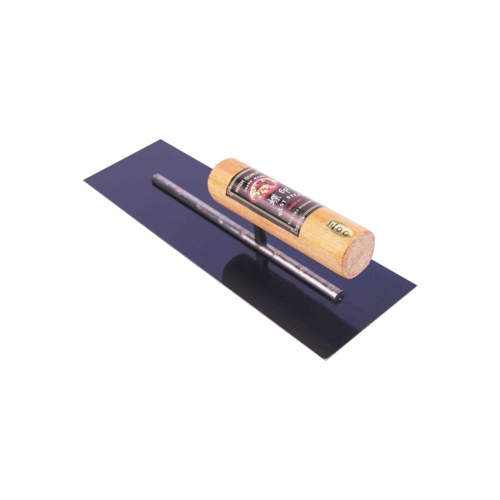 (推刀)蝶印 角鏝/抹刀(寬9cm)/鐵抹刀/鋼抹刀/水泥抹刀/推刀/鋼刀/泥做/批土/平整-(300/330mm)-細節圖2