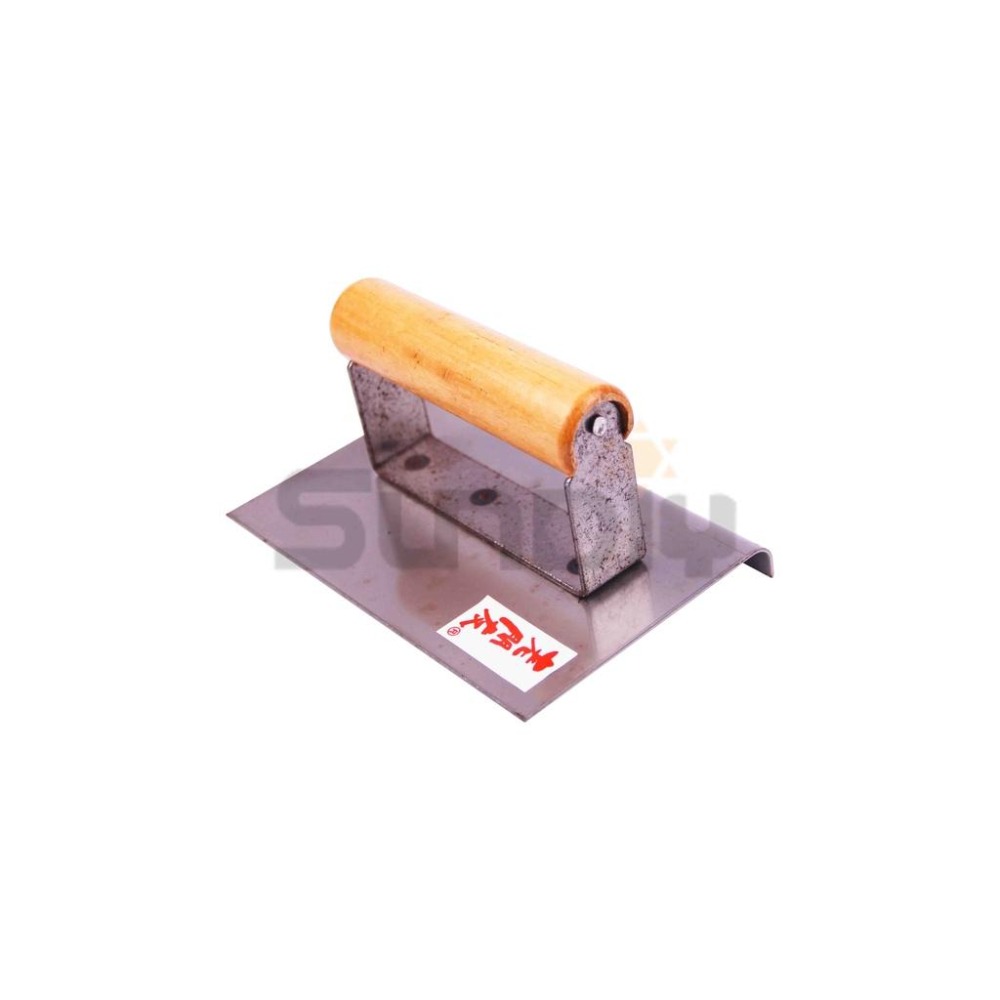 (內外角)老朋友 白鐵地坪外角/外角/外角抹刀/推刀/抹刀/鏝刀/刀/補刀/平整/外角鏝/陽角-(木握把)-細節圖2