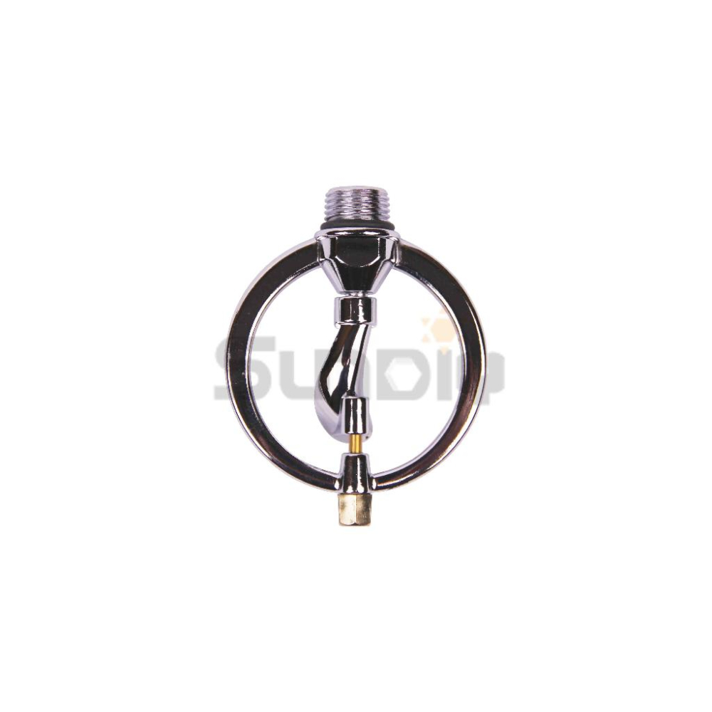 (燦光五金)電白噴水器/肆分噴水器/2分之1圓型噴頭/圓形噴灑器/四分圓形灑水器/4分圓噴鳥 丸 1/2＂-細節圖2