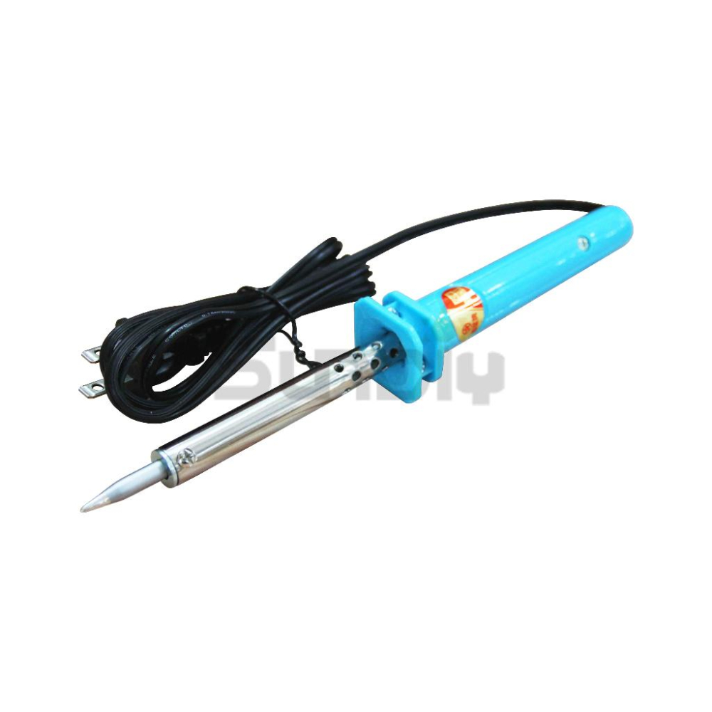(燦光五金)藍膠柄電烙鐵/烙鐵/電烙鐵/電焊筆/電焊槍/焊槍/烙畫 60W.福星牌(吊卡)-細節圖3