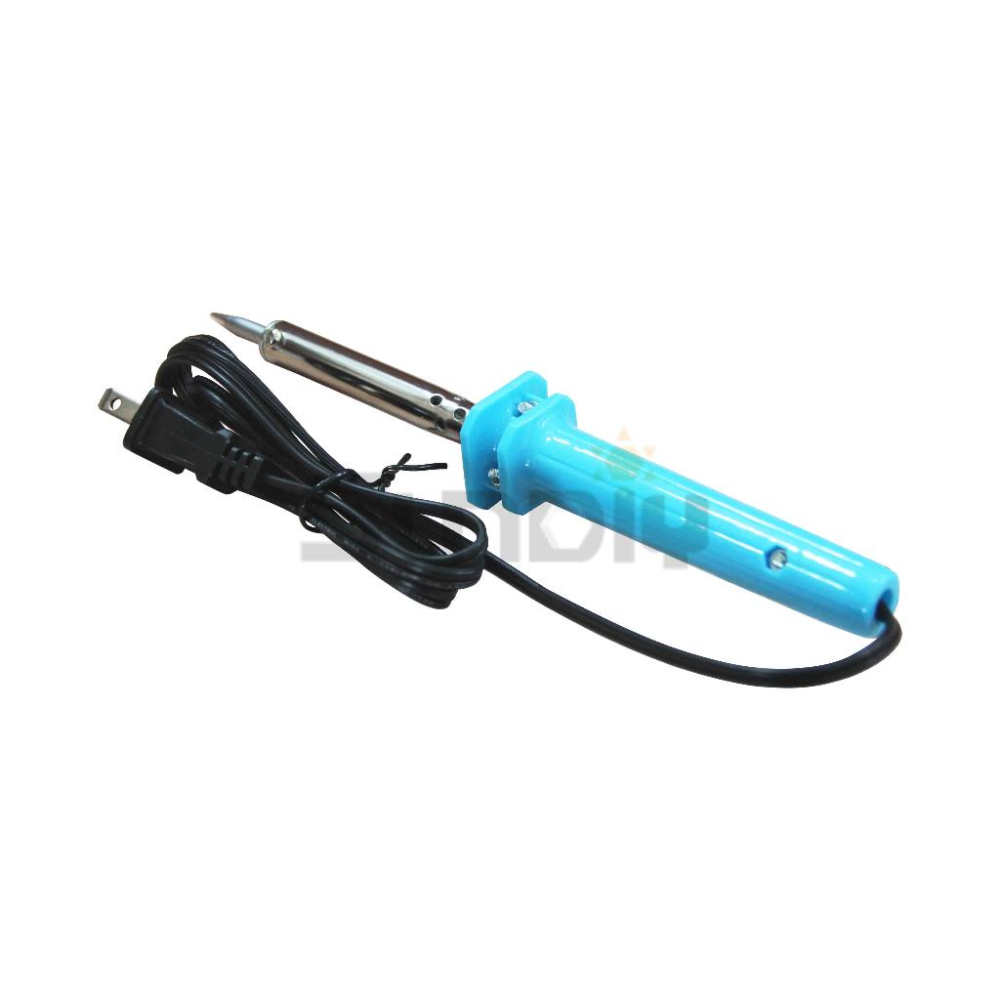 (燦光五金)藍膠柄電烙鐵/烙鐵/電烙鐵/電焊筆/電焊槍/焊槍/烙畫 60W.福星牌(吊卡)-細節圖4