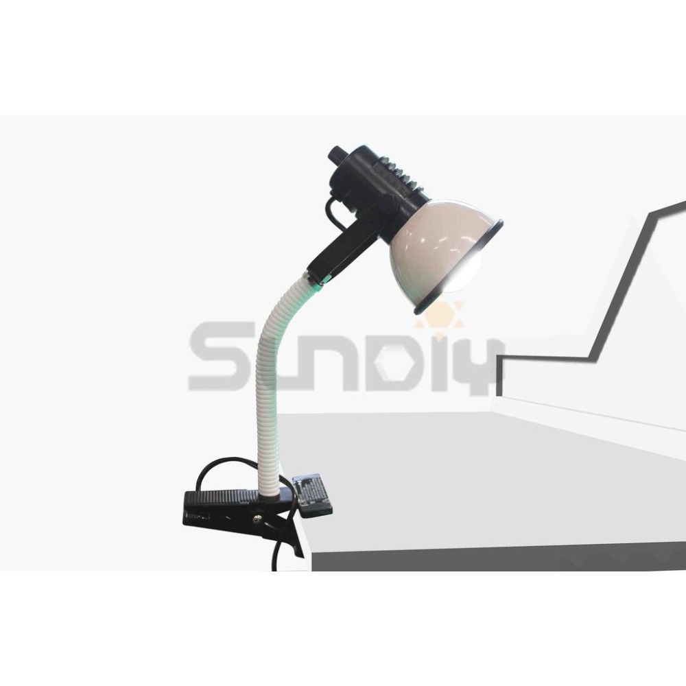 (電工)軟夾燈/夾燈/檯燈/軟管/蛇管工作燈/桌上檯燈/閱讀燈/工作燈(檢驗合格)/SY-2403 促銷價售完為止-細節圖4