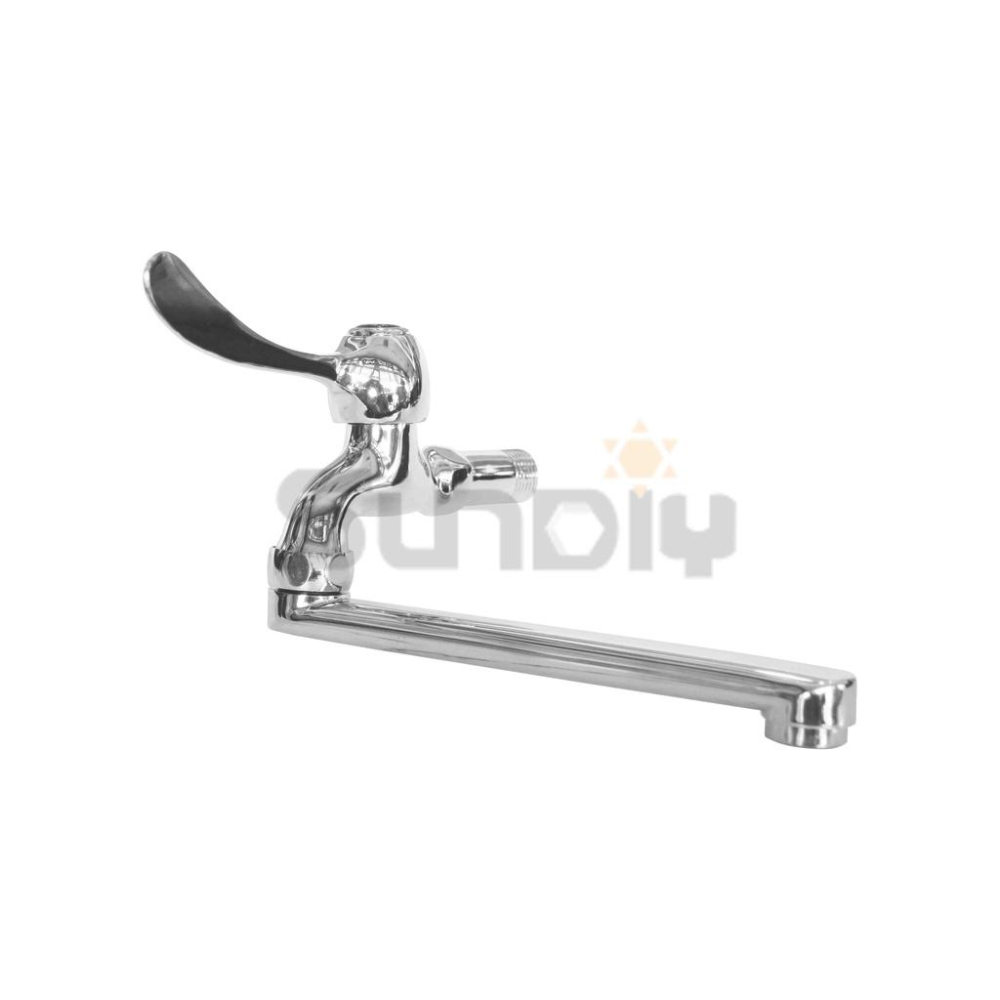 (燦光五金)陶瓷自由栓/自由栓/廚栓水龍頭/肘動龍頭/廚房水龍頭/流理台龍頭/吧台龍頭/水龍頭 4分.大型 藍英/台製-細節圖3