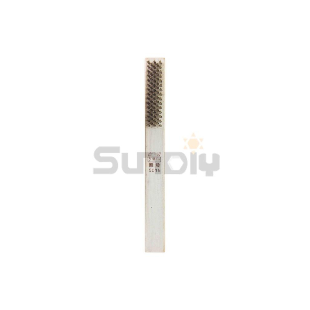 (燦光五金)五行銅刷/除銹/鐵鏽/去銹/生銹/拋除銅繡/研磨/拋光/銅刷/除油漆/居家修繕 義發 木柄(5015)-細節圖4