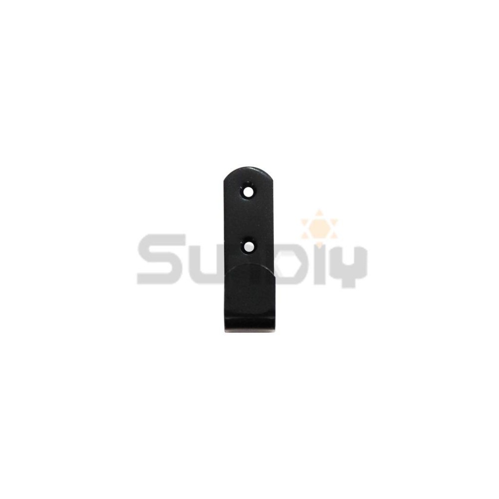 (燦光五金)L型壁掛鉤/壁掛鉤/掛勾/L型掛鉤/吊勾/單鉤/壁衣鉤/多用途吊掛鉤/單鉤(H44)小/20*65mm/黑色-細節圖4