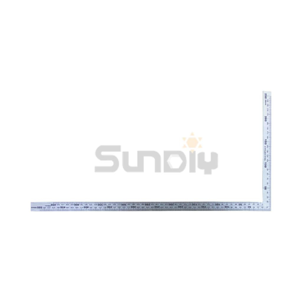 (燦光五金)木工角尺/不鏽鋼木工角尺/90度/直角尺/木工/木作/角度尺/拐尺 TK/馬牌 寬板.蝕刻(台尺)-細節圖4