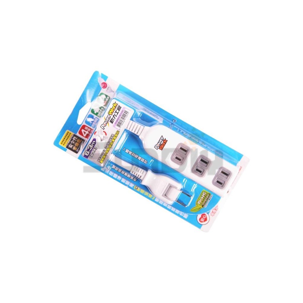 (電工)動力工廠 高級延長線/4插斷電/家用延長線/延長線插座-(CT-2042)6尺/9尺/15尺/21尺-細節圖2