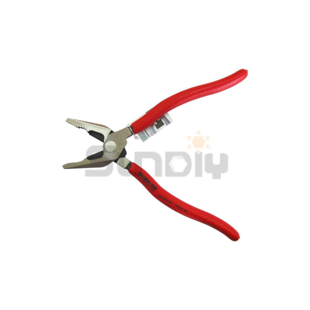 (燦光五金)附套鋼絲鉗/老虎鉗/手工具/修繕工具/壓線/剪線/繞線/剪鋼絲 WIHA(德國) 9＂(225mm)-細節圖2