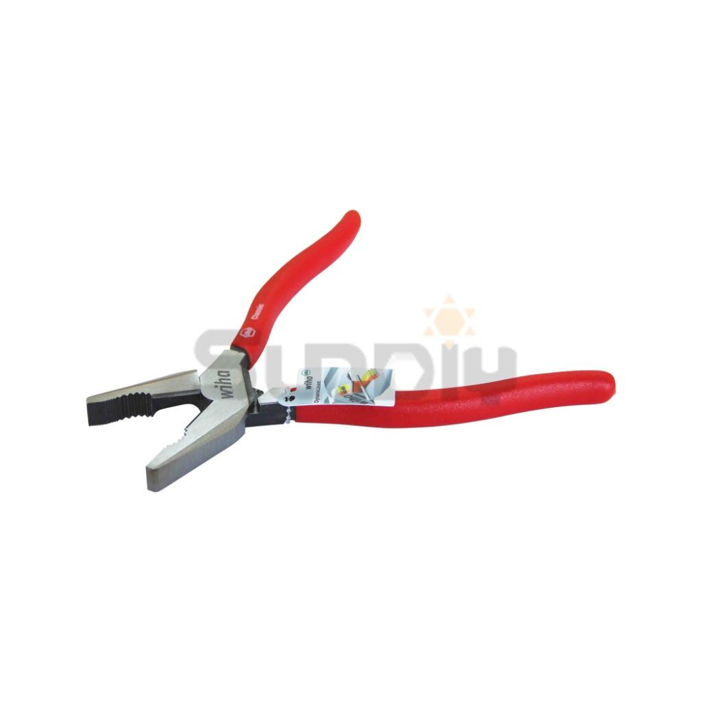 (燦光五金)附套鋼絲鉗/老虎鉗/手工具/修繕工具/壓線/剪線/繞線/剪鋼絲 WIHA(德國) 9＂(225mm)-細節圖3