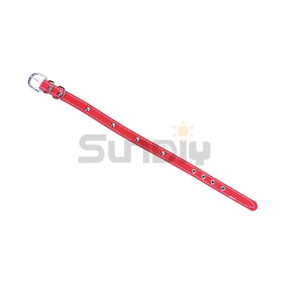 (燦光五金)PVC首鍊/PVC犬皮帶/雙層狗皮帶/狗項鍊/狗頸圈/狗項圈/寵物項圈  中(46cm)最長半徑約14cm-細節圖5