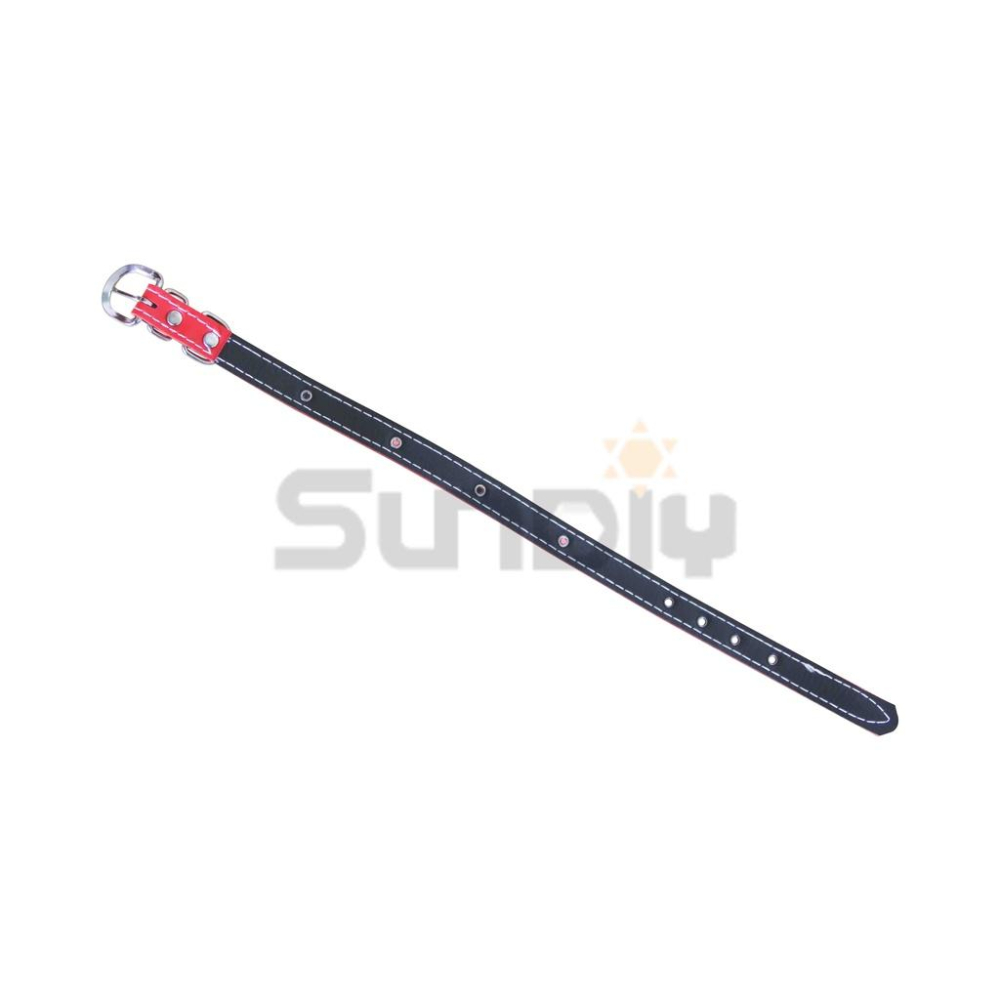 (燦光五金)PVC首鍊/PVC犬皮帶/雙層狗皮帶/狗項鍊/狗頸圈/狗項圈/寵物項圈  中(46cm)最長半徑約14cm-細節圖6