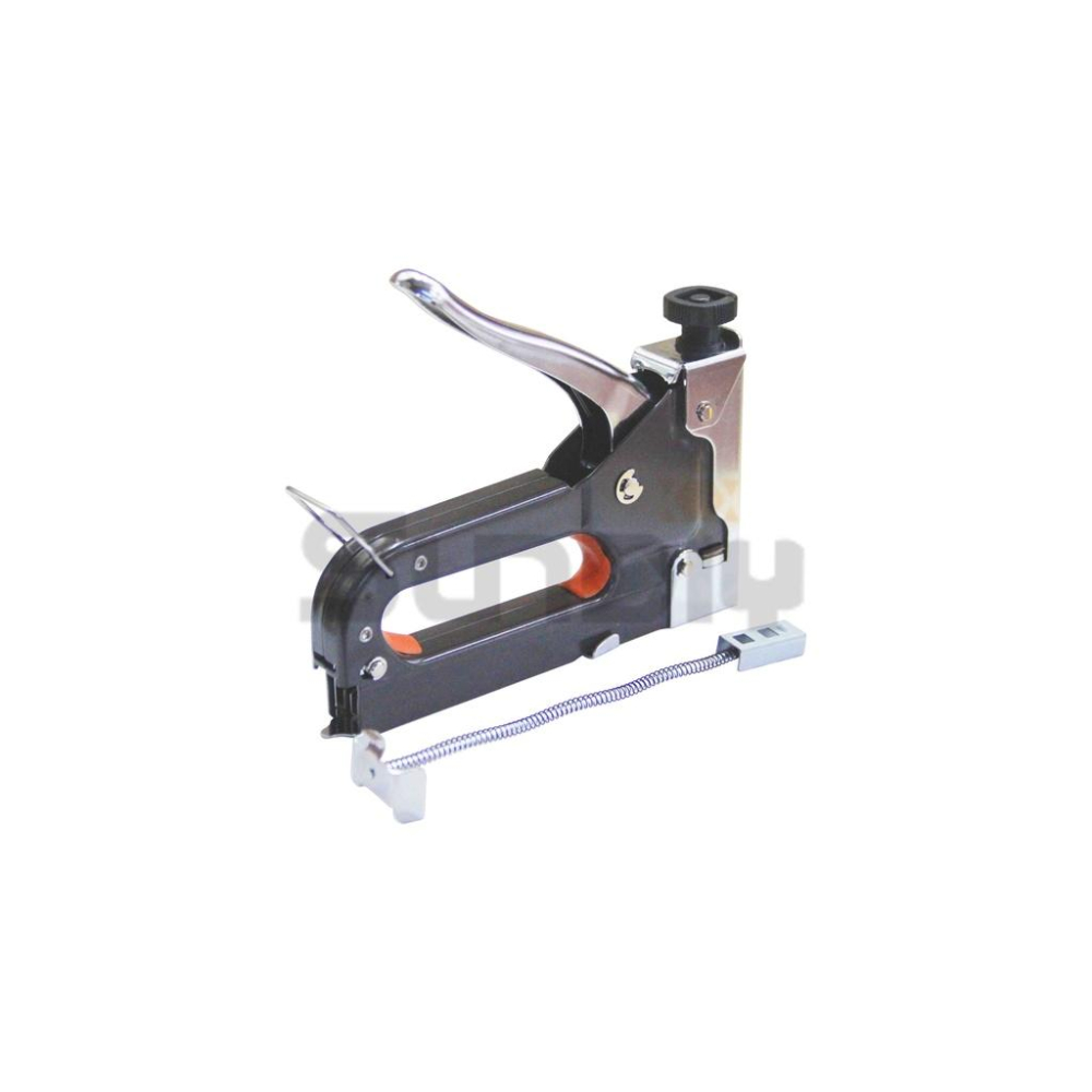 (燦光五金)裝訂機/手壓裝訂機/釘槍/訂書機/打釘槍/鐵殼/射釘器/碼釘槍(台灣製)714#重型黑鐵殼(4-14mm)-細節圖3