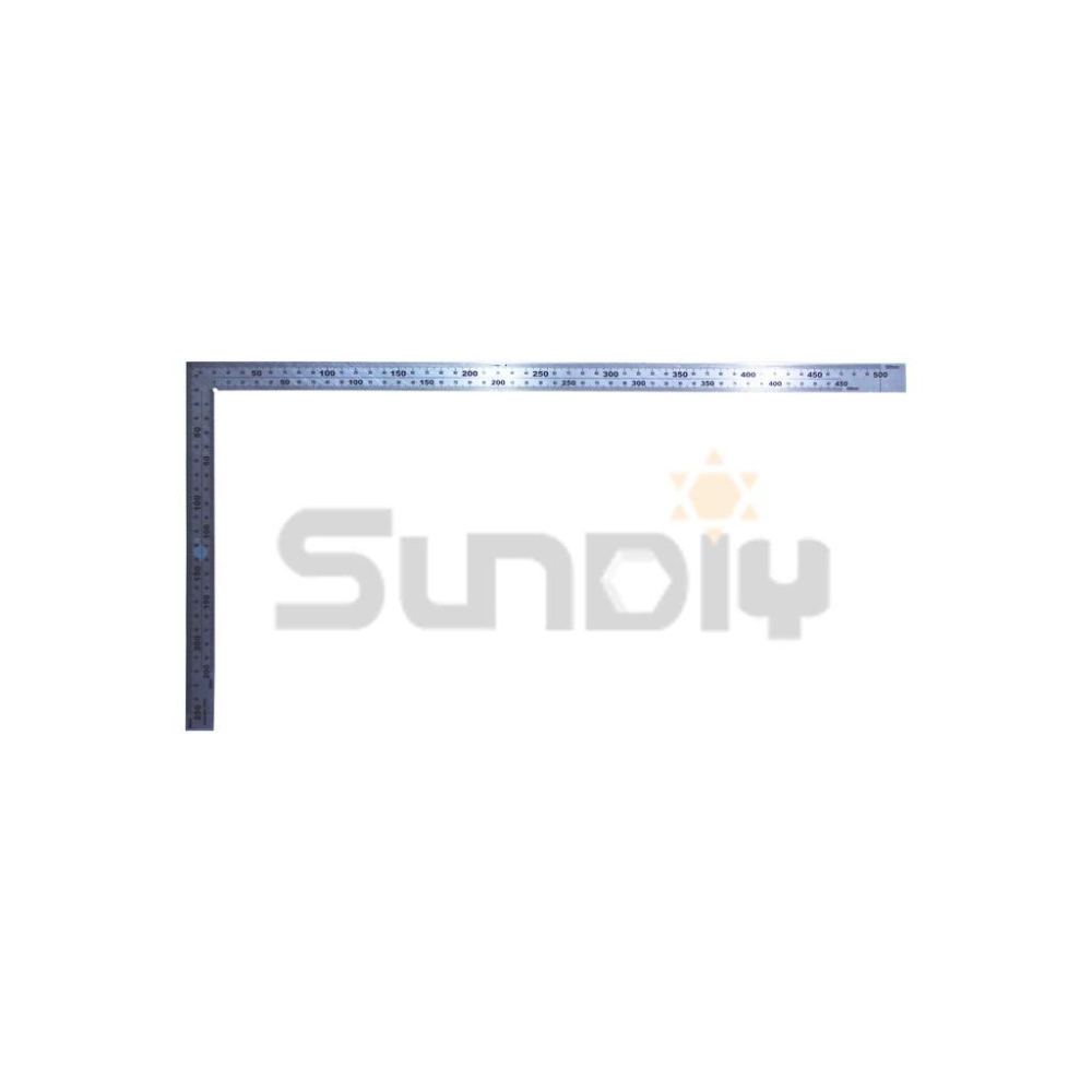 (燦光五金)木工角尺/不鏽鋼木工角尺/90度/直角尺/木工/木作/角度尺/拐尺 TK/馬牌 寬板2cm.蝕刻(全公分)-細節圖3