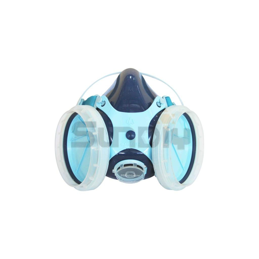 (燦光五金)防毒面具/防護口罩/防塵面具/防毒口罩(雙口) Koken(日) RR-7(注意:無附濾毒罐)-細節圖3