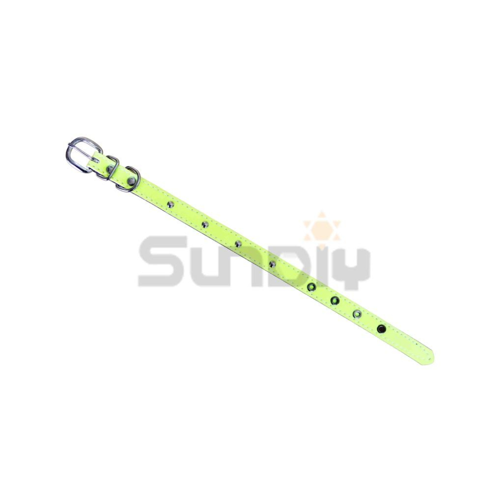 (燦光五金)PVC首鍊/PVC犬皮帶/雙層狗皮帶/狗項鍊/狗頸圈/狗項圈/寵物項圈  小(37cm)最長半徑約10cm-細節圖5