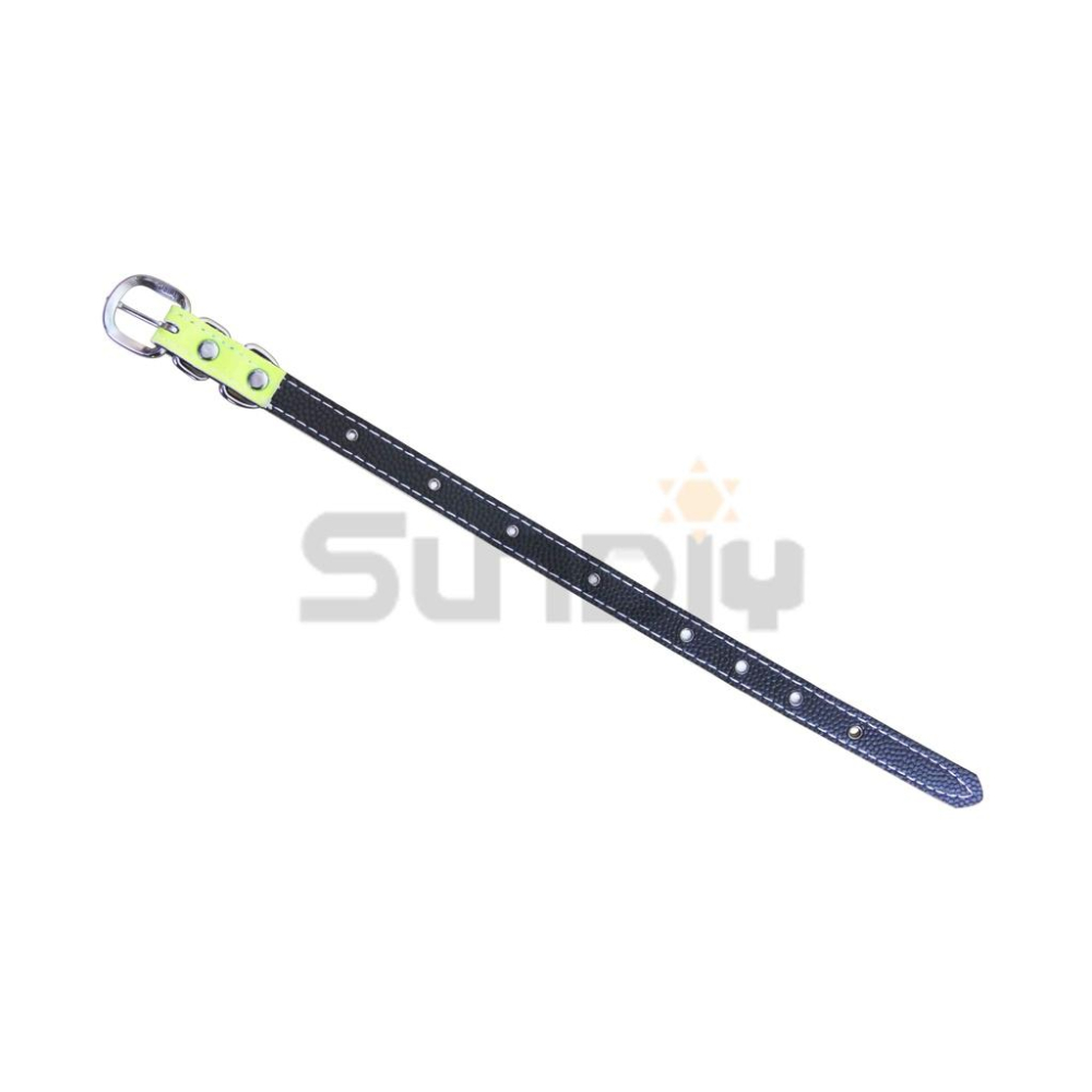 (燦光五金)PVC首鍊/PVC犬皮帶/雙層狗皮帶/狗項鍊/狗頸圈/狗項圈/寵物項圈  小(37cm)最長半徑約10cm-細節圖6