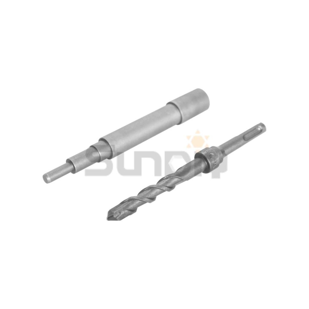 (燦光五金)專利鑽掛鎖/壁虎用/3分內迫/鑽掛鎖/鑽兼鎖/固定壁虎/免用鎚子板手 13mm/2支組(四溝)熊牌-細節圖2