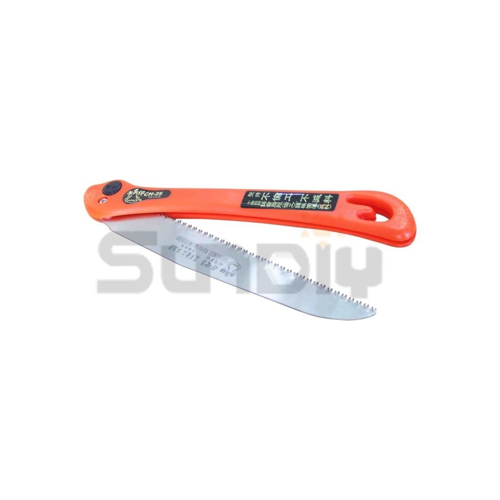 (手工具-鋸)牛角印 合鋸/折合鋸/手鋸/鋸子-(CH25)粗目/中目-細節圖4