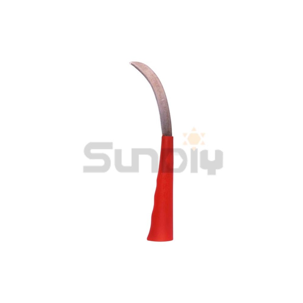 (農用刀)久保利 PVC紅柄香蕉刀/彎刀/菠蘿刀/蔬菜刀/水果刀/果皮小刀/有齒(6138)-細節圖4