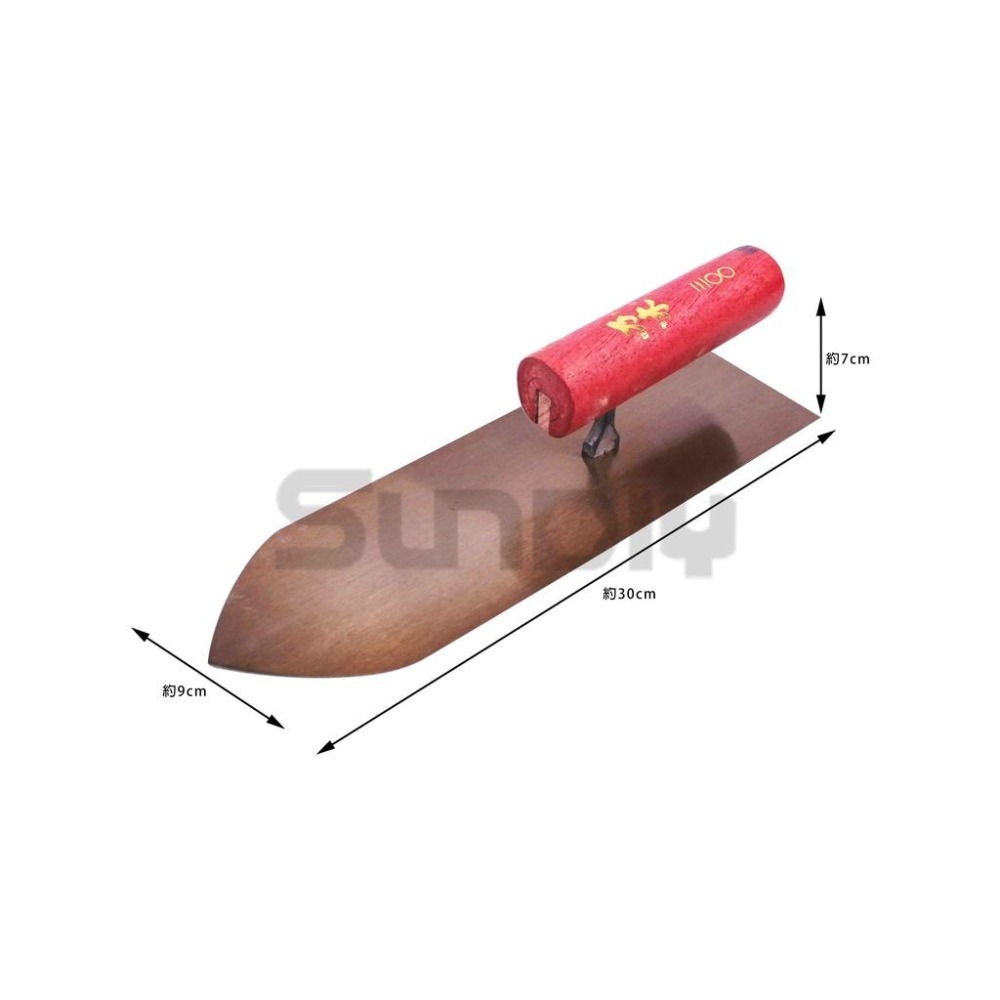 (抹刀)乃木 尖鋼抹刀/抹刀/尖鏝/鐵抹刀/鋼抹刀/水泥/推刀/泥做/批土(左官鏝)-270/285/300/330mm-細節圖3