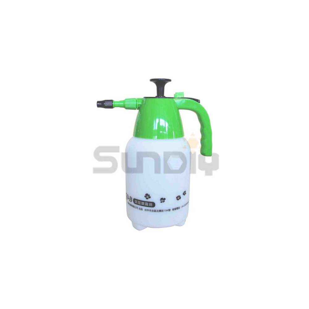 (燦光五金)自動噴水壺/噴水壺/園藝澆花噴霧器/澆花壺/噴水瓶/噴霧器 梅花 1250cc(綠頭1250B)-細節圖3