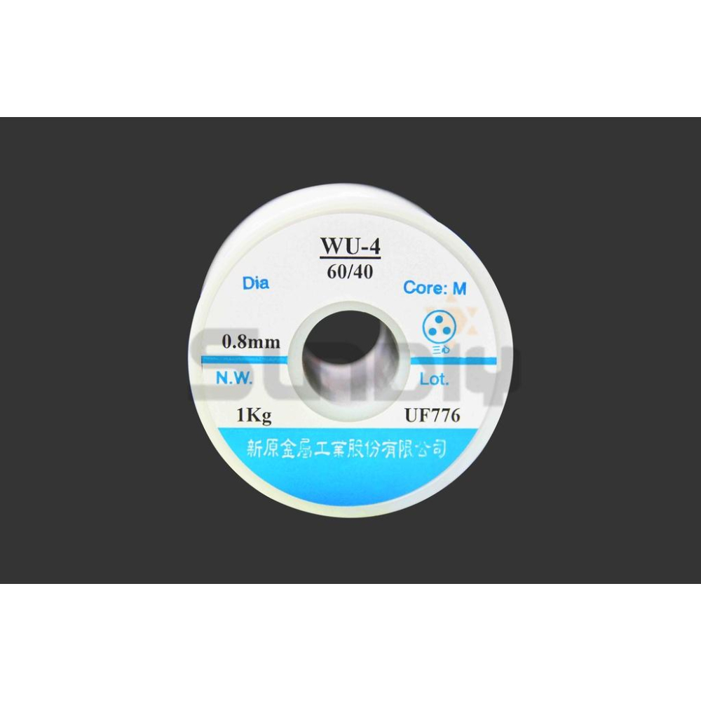 (燦光五金)錫絲/焊錫/1KG*60%*0.8mm/錫60%+鉛40% 編號:WU-4/UF776 Core:M-細節圖3
