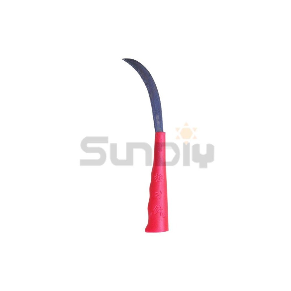 (農用刀)極才鋒 香蕉刀/彎刀/菠蘿刀/蔬菜刀/水果刀-有齒(A08)紅柄-細節圖4