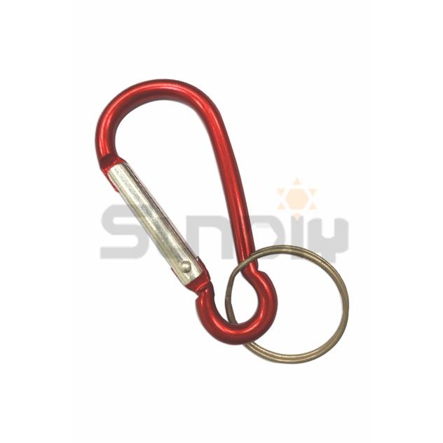 (燦光五金)按式登山鉤/萬用掛勾/葫蘆型掛鉤/登山鉤/掛勾/鋁合金彩色 5mm*6.5cm / 6mm*7.5cm-細節圖2