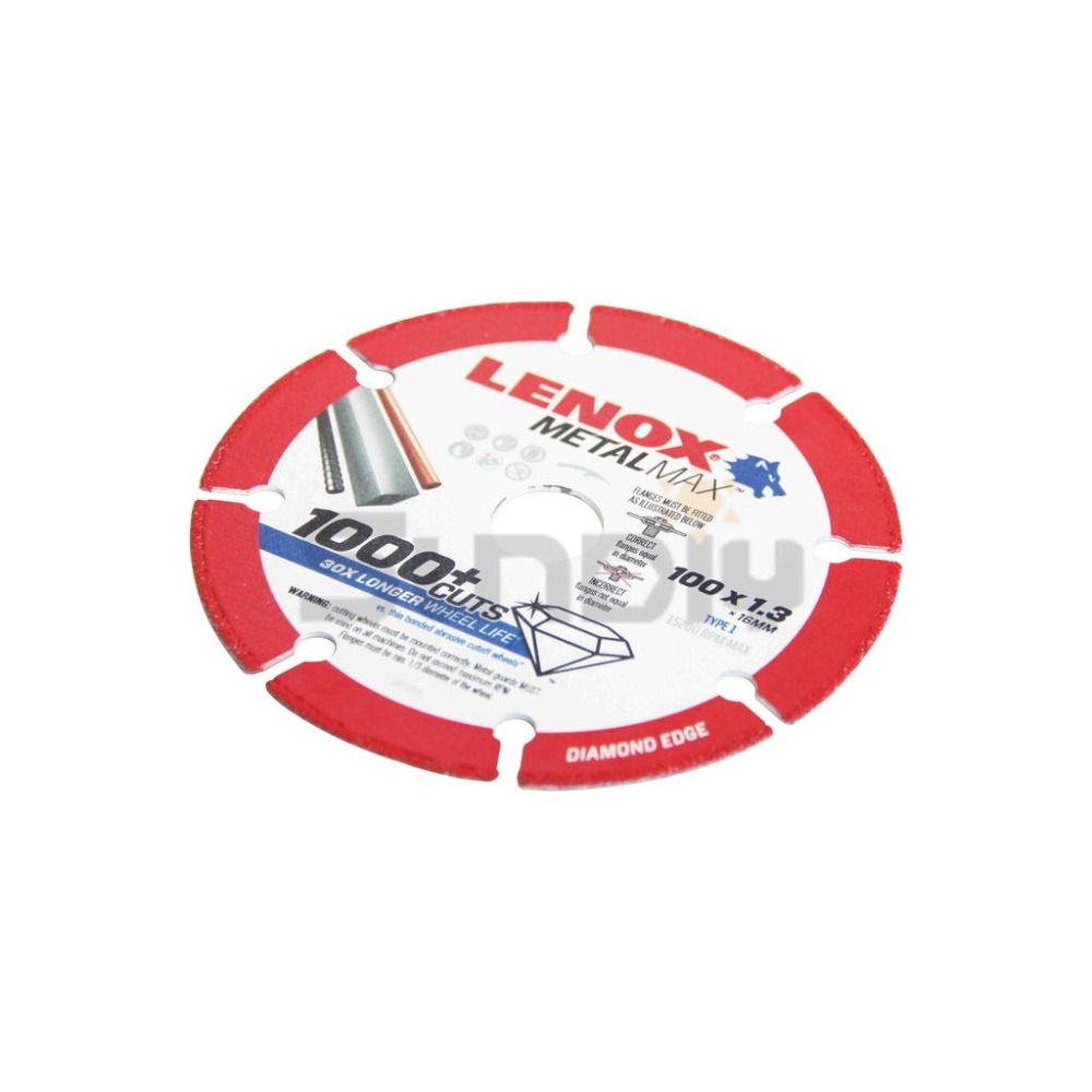 (手工具-鋸)LENOX/金剛狼 鑽石鋸片 4＂金屬專用鑽石鋸片/可1000切/美國原裝進口(100*1.3*16MM)-細節圖4