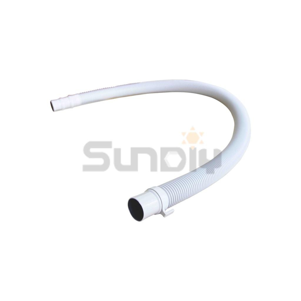 (燦光五金)專利雙色洗衣機排水管/洗衣機排水管(大小頭)4尺/可裁剪大小管(白灰)-細節圖3