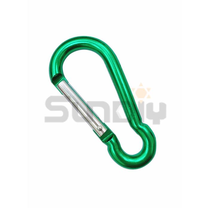 (燦光五金)按式登山鉤/萬用掛勾/葫蘆型掛鉤/登山鉤/掛勾/鋁合金彩色/6mm*6cm/8mm*8cm/YA-2450#-細節圖2