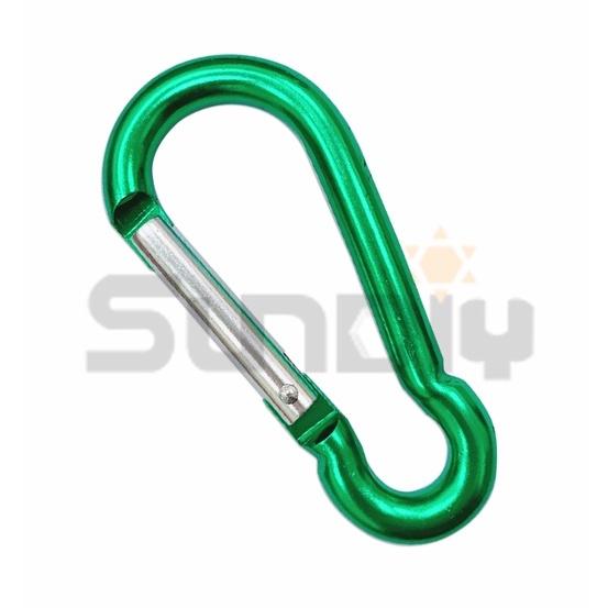 (燦光五金)按式登山鉤/萬用掛勾/葫蘆型掛鉤/登山鉤/掛勾/鋁合金彩色/6mm*6cm/8mm*8cm/YA-2450#-細節圖3