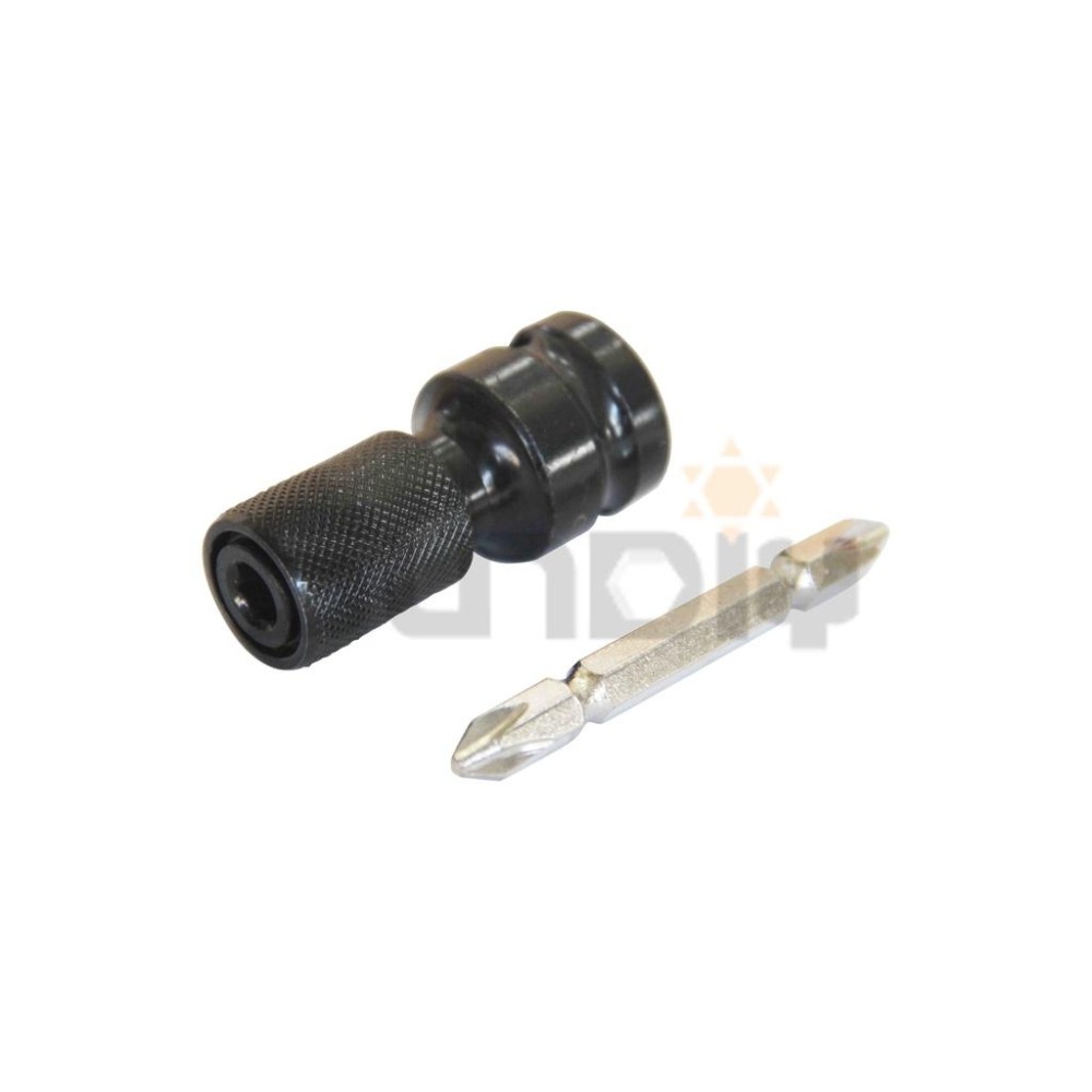 (手工具-套筒)巨匠 DR套筒轉換接桿/套筒板手機轉鎖螺絲/四分套筒轉六角快脫接桿(4分套筒+起子頭)-(JJ-T406-細節圖5