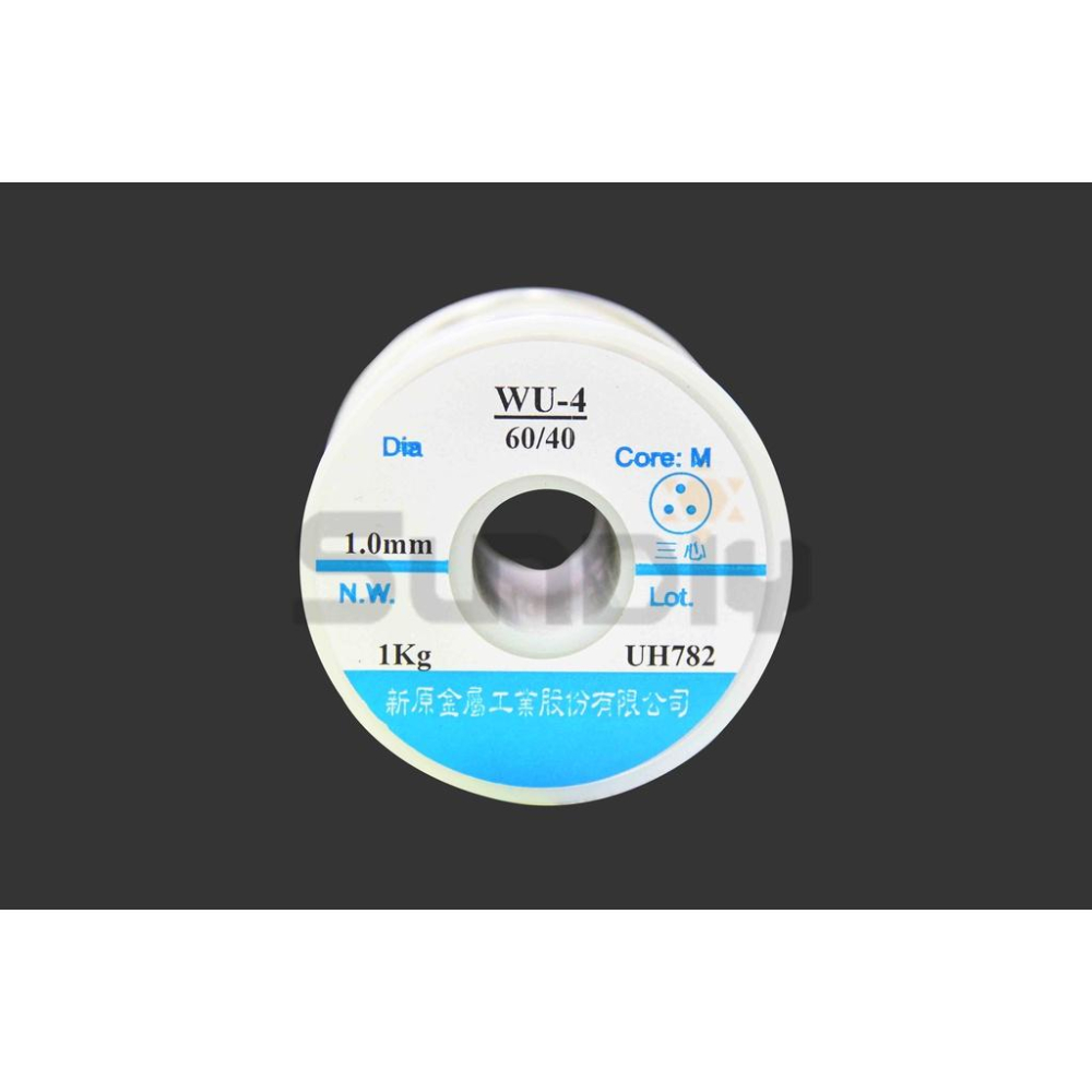 (燦光五金)錫絲/焊錫/1KG*60%*1.0mm/錫60%+鉛40% 編號:WU-4/UH782 Core:M-細節圖3