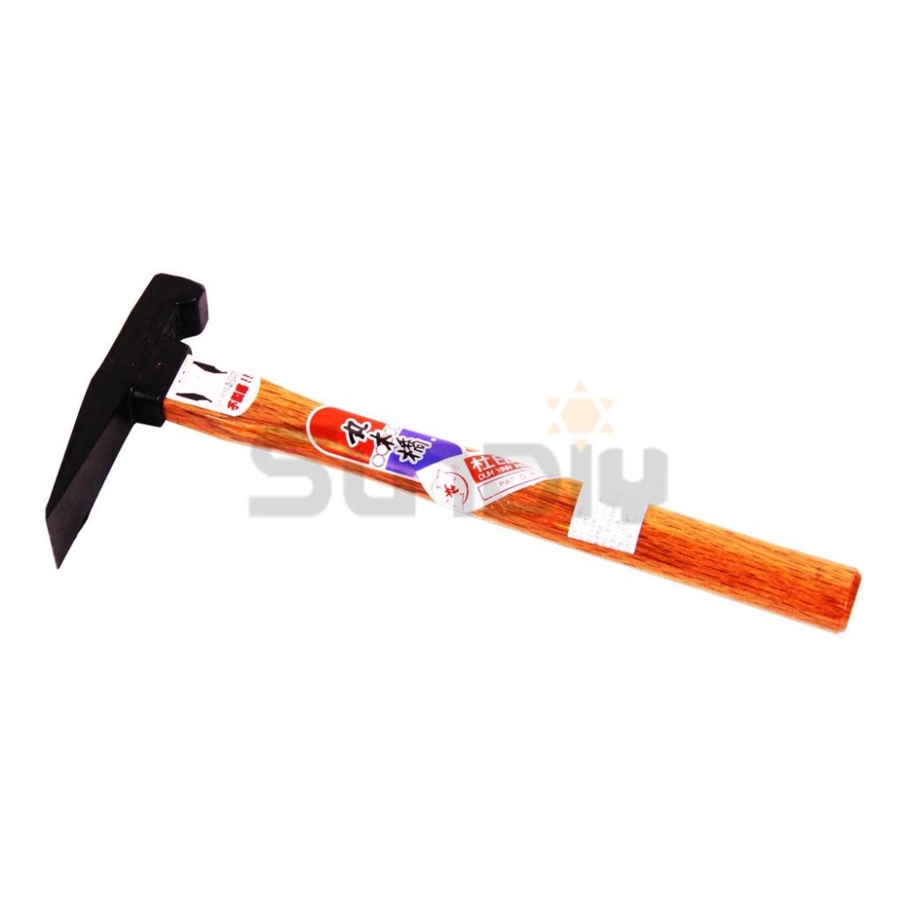 (手工具-鎚)丸木橋 附管磚鎚/磚鎚/鐵鎚/鐵槌/木柄磚槌/專利輕便型-細節圖2