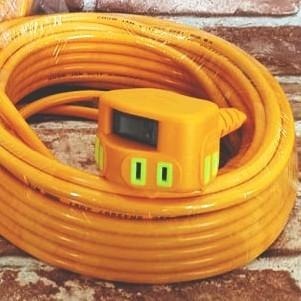 (燦光五金)動力延長線(2芯*4插)/開關4插孔/多尺寸/中繼線/延長線/插頭/TENG黃/專利4插/新安規過載保護-細節圖6