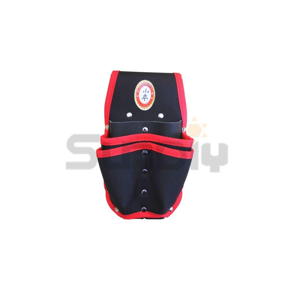 (鉗套)山本 六孔雙層工具鉗套/工具袋/腰部工具包/工具包-(鉗+起子套)紅邊EVA-細節圖5